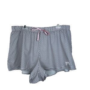 Disney Shorts Women Extra Large Grey Pink Floral Lounge Animators' Collection